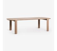 Table De Jardin Rectangulaire 260x115 Cm En Bois D'acacia Vetra Acacia Marron Clair