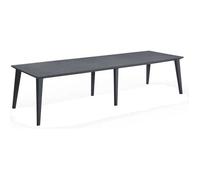 Table de jardin - Rectangulaire - Coloris : gris graphite - En résine - 8 à 12 personnes - LIMA - Allibert by KETER