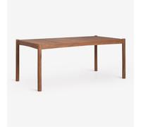 Table De Jardin Rectangulaire En Bois D'acacia Karvia Brun Acacia 180 X 90 Cm