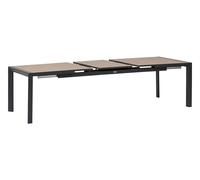 Table De Jardin Rectangulaire Extensible Alu Evasion 8/10 Places Effet Bois + 10 Fauteuils Piazza - Hespéride Multicolore