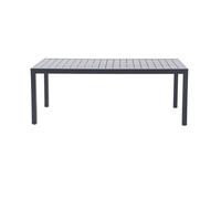 Table De Jardin Rectangulaire Extensible Alu Oppa Grise - Jardideco Multicolore