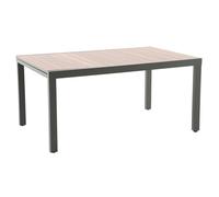 Table de jardin rectangulaire extensible alu pineda verte - jardideco