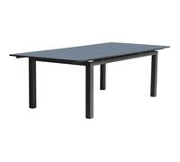 Table de jardin 12 places en aluminium - gris anthracite