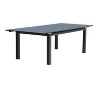 Table jardin extensible 240/300 cm en alu anthracite - Miami