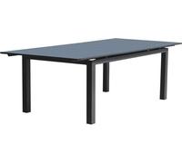Table de jardin rectangulaire extensible - Gris anthracite - Aluminium - 12 personnes - 240/300 x 100 cm - MIAMI - DCB GARDEN