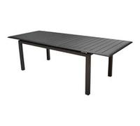 Table de jardin rectangulaire extensible Louisiane en aluminium - graphite 187/247 cm Graphite
