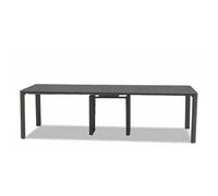 Table De Jardin Rectangulaire Extensible Roko, 3,7 M, 6 Rallonges, Anthracite - Jardiline Multicolore