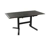 Table de jardin rectangulaire extensible Sotta en aluminium - graphite 110/150 cm