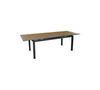 Table de jardin - Rectangulaire - Extensible - Structure en aluminium - 8/10 p. - LOUISIANE - Proloisirs