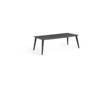 Table de jardin rectangulaire graphite en résine 8 a 10 personnes Lima Allibert by