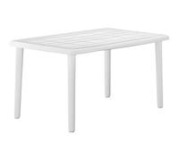 Table de jardin - RESOL - Olot blanc - Plastique - Résine - 4 personnes - Adulte