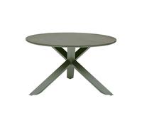 Table de jardin 6 places Oryon D130cm vert laurier - Hespéride