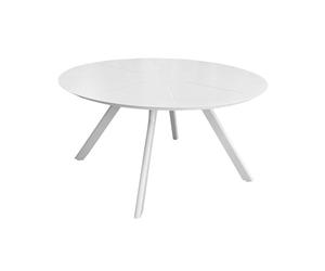 Table de jardin ronde aluminium - Seven - Ø 150 cm - 6 personnes