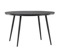 Table de Jardin Ronde "Break" 120cm Noir