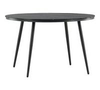 Table de Jardin Ronde "Break" 120cm Noir