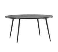 Table de Jardin Ronde "Break" 150cm Noir