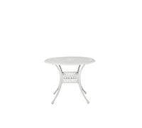 Table De Jardin Cm Métal Blanc Ancona Blanc