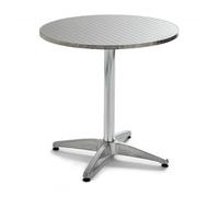 Table de jardin ronde en aluminium - Oviala