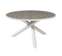 Table de Jardin Ronde "Parma" 140cm Gris