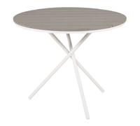 Table de Jardin Ronde "Parma" 90cm Gris