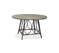 Table de Jardin Ronde Ushuaia 125cm Marron Marron G