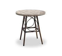 Table de Jardin Ronde "Ushuaia" 70cm Marron