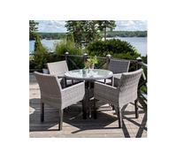 Table de Jardin Ronde "Volta" 90cm Gris