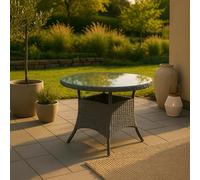 Table de Jardin Ronde "Volta" 90cm Gris