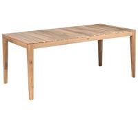 Table de Jardin Rustique en Bois d'Acacia Certifié 180 x 90 cm Plateau Rectangul
