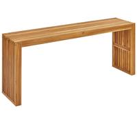Table de Jardin Rustique Moderne Intérieur Extérieur 150 x 35 cm en Bois d'