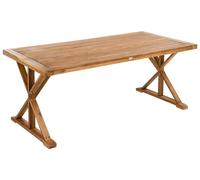 Table de Jardin Rustique pour 6 Personnes 180 x 90 cm en Bois d'Acacia Marr