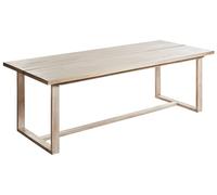 Table de Jardin Rustique pour 6 Personnes 230 x 100 cm en Bois d'Acacia Azz