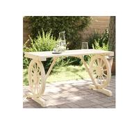 Vidaxl Table De Jardin 115x55x65 Cm Bois De Sapin Massif
