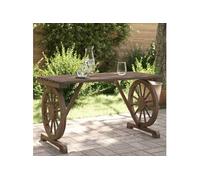 Table de jardin 115x55x65 cm bois de sapin massif365114