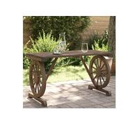 Table de jardin 115x55x65 cm bois de sapin massif365114
