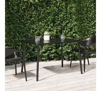 vidaXL Table de jardin en acier 110 x 80 x 71 cm Anthracite