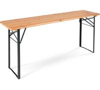 Table de Jardin Terasse Pliable Bois Extérieur Meuble Camping Bière Balcon 170cm