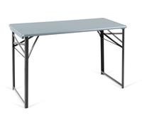 Table de Jardin Terasse Pliable Bois Extérieure Meuble Camping Balcon Fête Gris