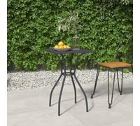 Table de Jardin Terrasse Patio Extérieur Anthracite Treillis d'Acier vidaXL