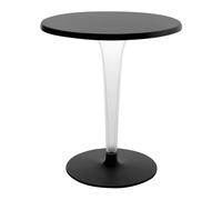 Table de jardin Top Top Ø70cm structure ronde H 72cm/frame PMMA transparent