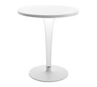 Table de jardin Top Top Ø70cm structure ronde H 72cm/frame PMMA transparent