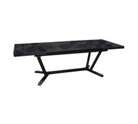 Table de jardin Vita graphite/magma en Aluminium 180/230/280 x100 cm - plateau Kedra