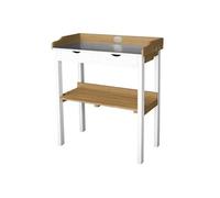 Axi Table De Rempotage Avec 2 Tiroirs En Marron & Blanc | Table De Plantation En Bois Pour L'Exterieur