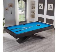 Table De Jeu 3 en 1 Gain De Place : Se Transforme De Billard Américain en Table De Ping-Pong Ou en Bureau De Conférence(Type 3)