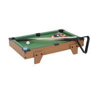Table De Jeu 3 En 1 - Mister Gadget - Billard, Pingpong, Hockey - Marron Et Vert