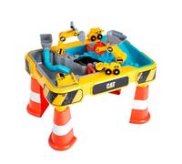 Table de Jeu à Sable et à Eau Cat avec Véhicules de Chantier