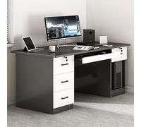 Table de jeu avec tiroirs verrouillables, table d'ordinateur debout, adaptée pour la chambre à coucher et le bureau à domicile, multifonction d'étude et poste de travail
