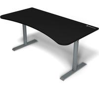 Table de jeu et de bureau Arozzi Arena Ultrawide incurvée avec surface intégrale hydrofuge , gestion des câbles- (Frozen Grey)