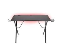 Genesis Gaming – Table de jeu Holm 200 RGB Noir Carbone