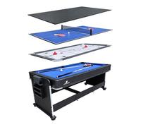 Table de jeu multi-fonctions - COUGAR - Cougar All-in-One 4-in-1 - Billard - Airhockey - Tennis de table